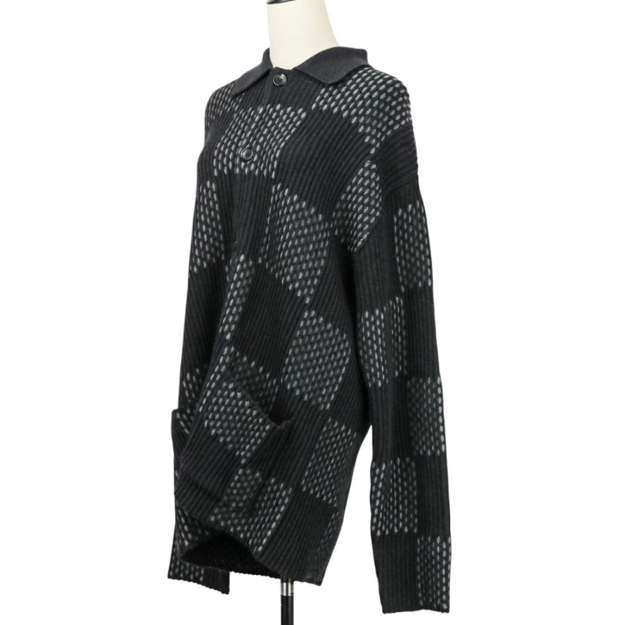 美品 20AW LOUIS VUITTON ルイヴィトン ジャイアントダミエニット 