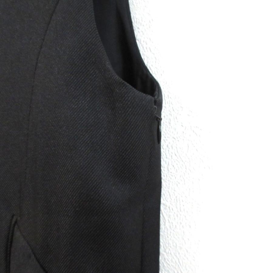 美品 25AW UN3D. アンスリード インサートデザインベスト 522550101401 サイズF ブラック レディース 古着 中古 USED UN3D.（アンスリード） 美品 25AW UN3D. インサートデザインベスト