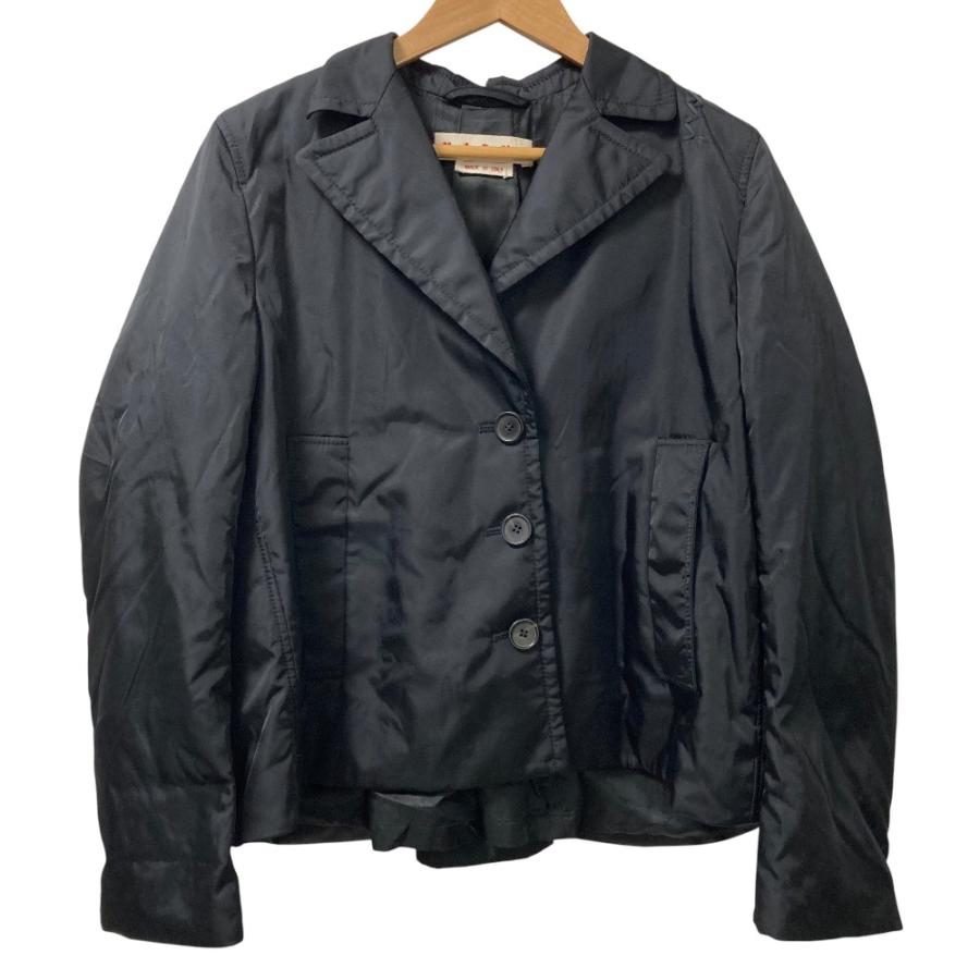 美品 24AW MARNI マルニ パデッド ナイロン ショートジャケット サイズ40 ブラック レディース 古着 中古 USED MARNI（マルニ） 美品 24AW MARNI パデッド ナイロン ショート