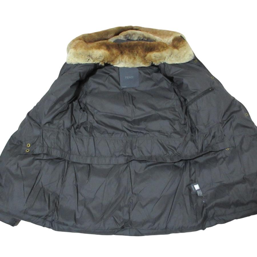 FENDI（フェンディ） 良品 ファートリム ダウンジャケット ブルゾン 42 