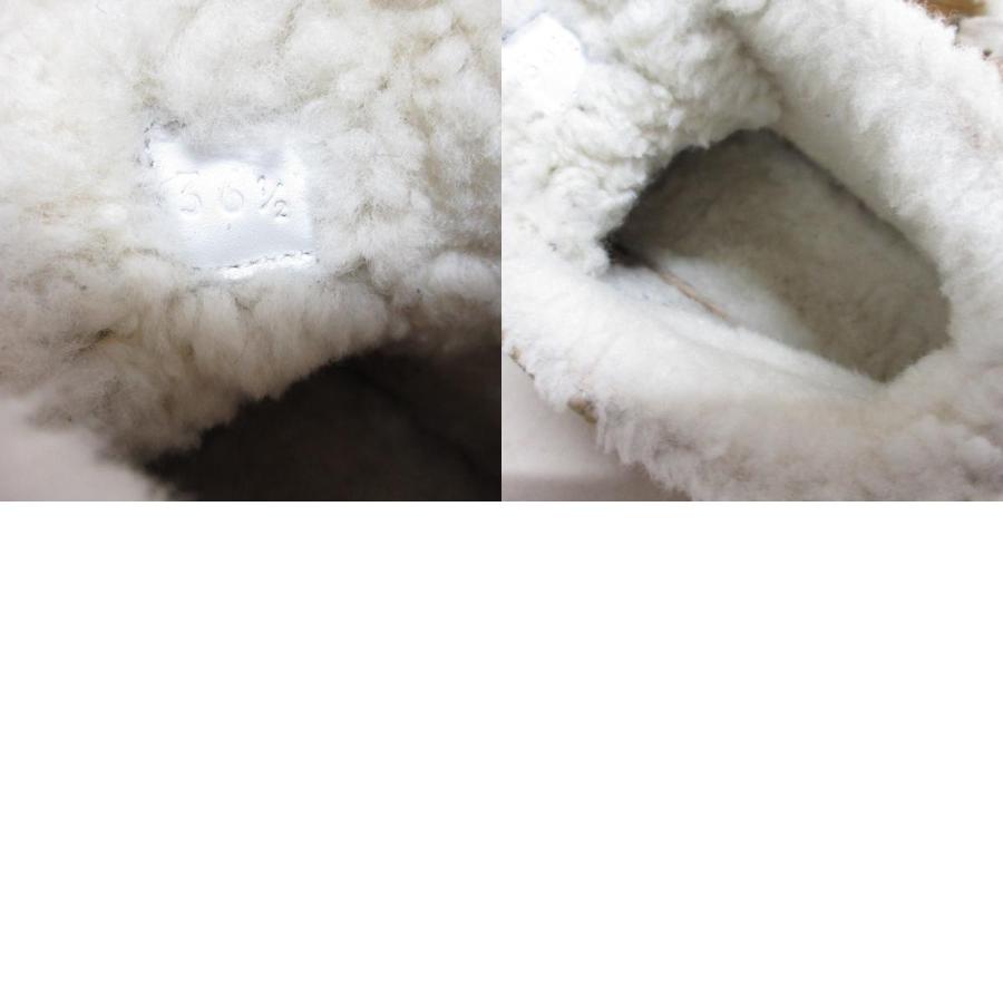 HERMES（エルメス） 良品 ジミー ムートン ハイカットスニーカー 36 1 