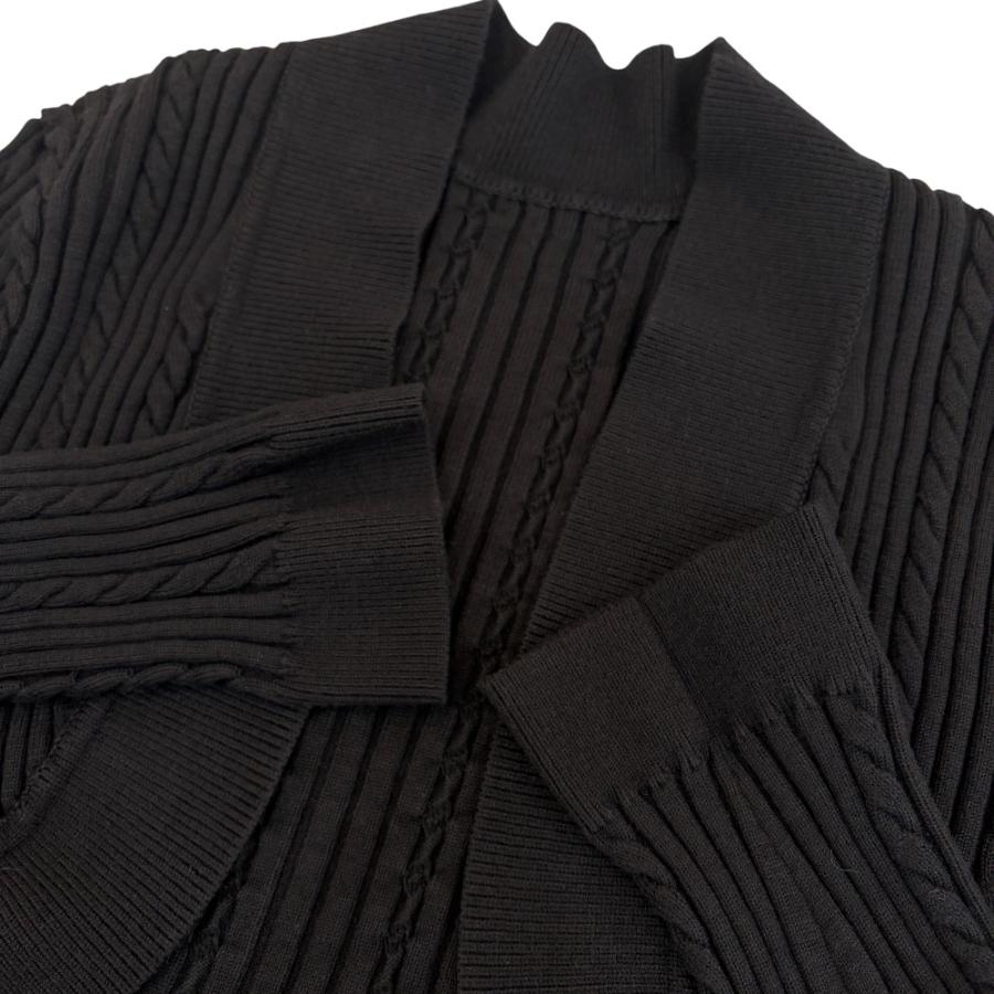 良品 24AW LOULOU WILLOUGHBY ルル ウィルビー ビスチェボレロニット 212420-16-060 サイズ２ ブラック レディース 古着 中古 USED LOULOU WILLOUGHBY（ルルウィルビー） 良品 24AW LOULOU WILLOUGHBY