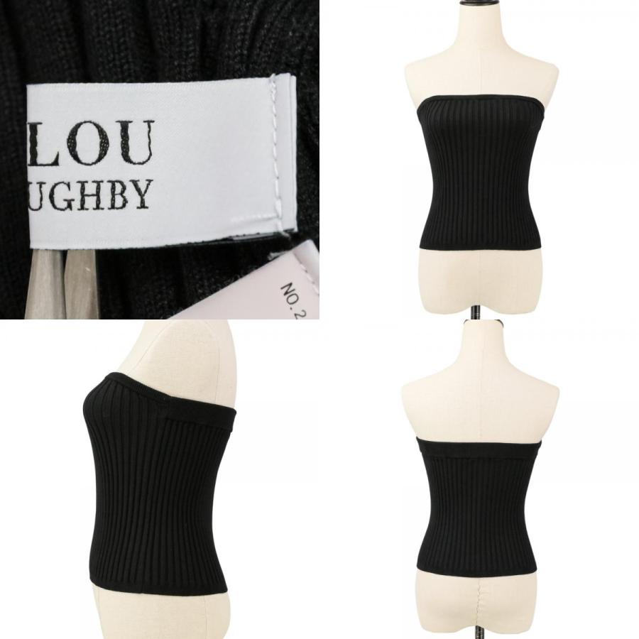 良品 24AW LOULOU WILLOUGHBY ルル ウィルビー ビスチェボレロニット 212420-16-060 サイズ２ ブラック レディース 古着 中古 USED LOULOU WILLOUGHBY（ルルウィルビー） 良品 24AW LOULOU WILLOUGHBY