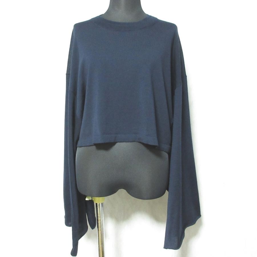 美品 24AW CALMER カルメール RE-ACTIVE ウール ポンチョ ニット