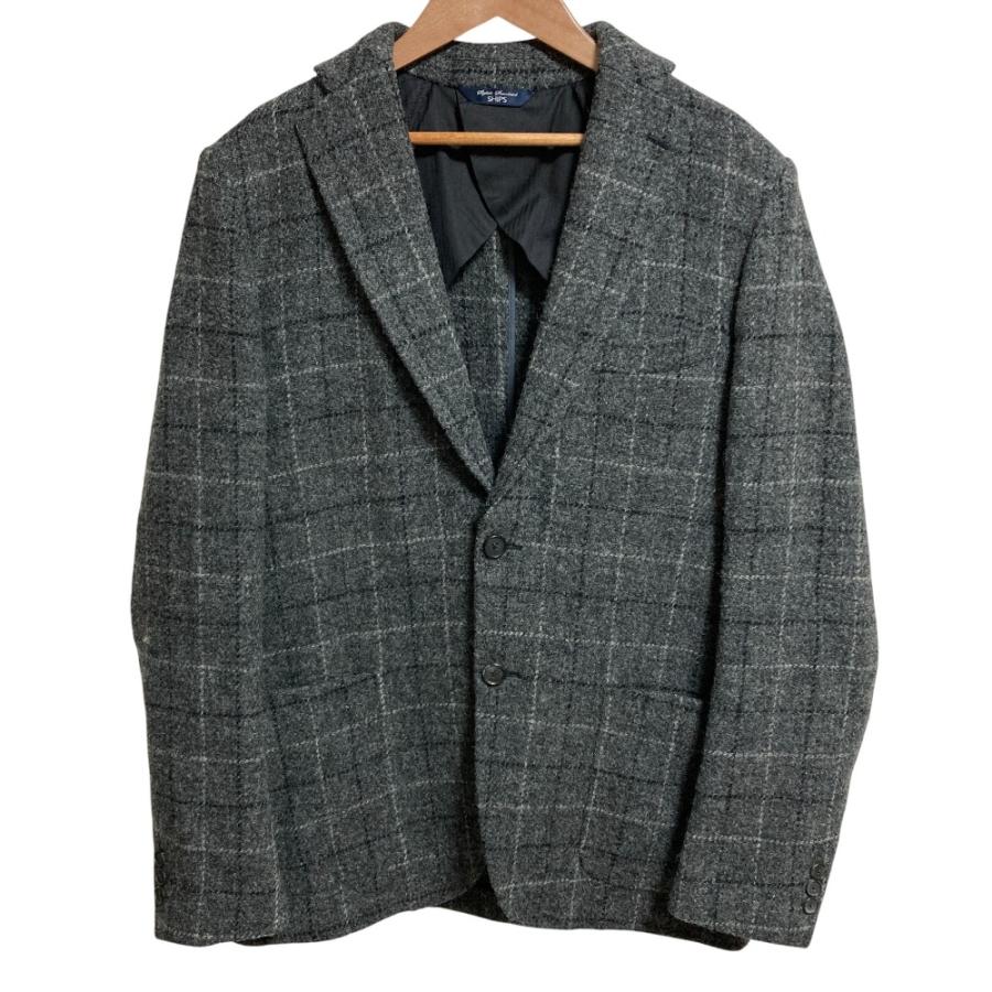SHIPS（シップス） 美品 ハリスツイード生地 チェック柄 テーラード