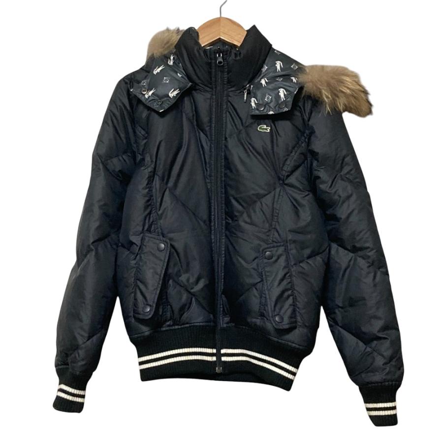 LACOSTE（ラコステ） 美品 ラクーンファー付き リバーシブル ダウン