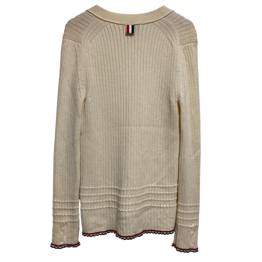 THOM BROWNE（トム ブラウン） 美品 ウール リブニット 長袖