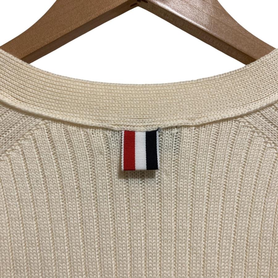 THOM BROWNE（トム ブラウン） 美品 ウール リブニット 長袖 