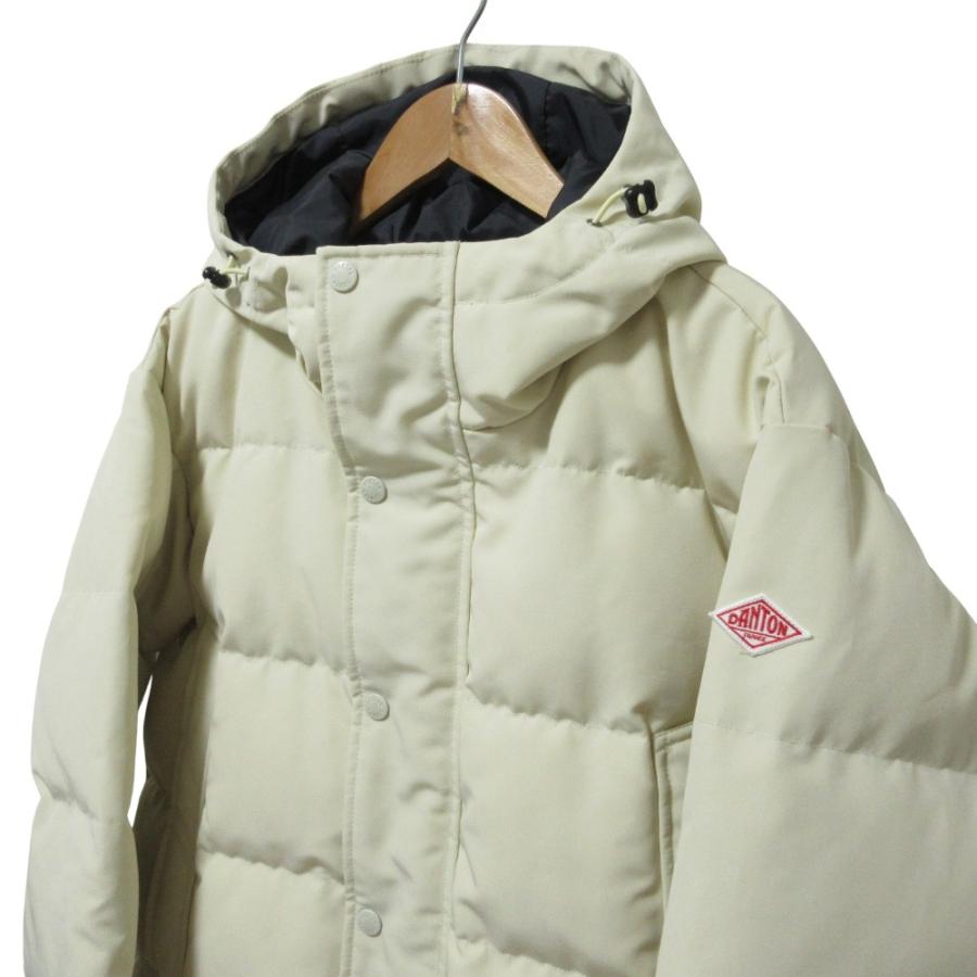 DANTON/ダントン] ワンポイントロゴ フーデッドダウンジャケット　古着 DANTON（ダントン）の「[DANTON/ダントン] ワンポイントロゴ
