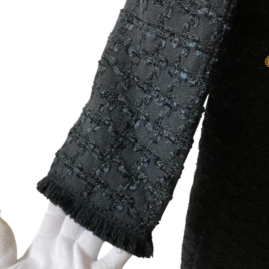 美品 EDWARD ACHOUR PARIS エドワードアシュールパリ ノーカラー