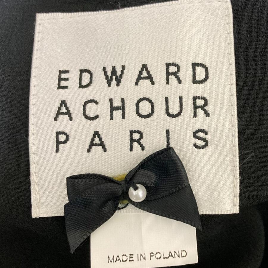 美品 EDWARD ACHOUR PARIS エドワードアシュールパリ ノーカラー