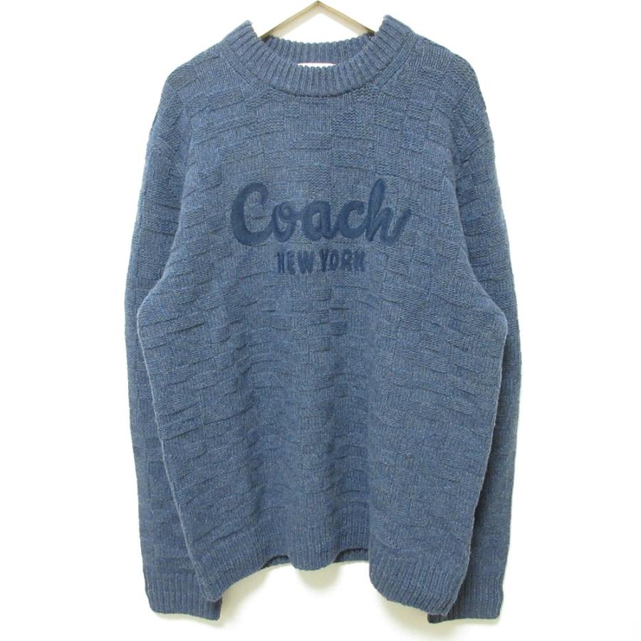 COACH（コーチ） 美品 シグネチャー クルーネック ニット セーター
