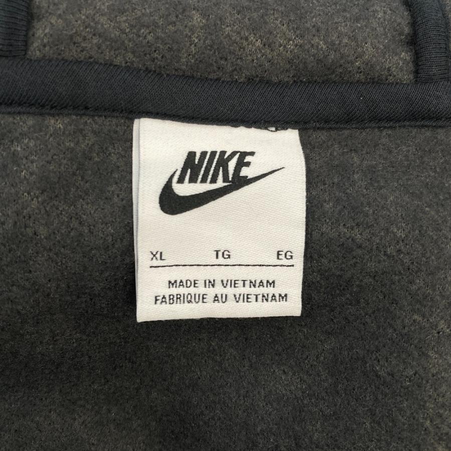 NIKE（ナイキ） 美品 ボアジップパーカー XL ブラック レディース 古着
