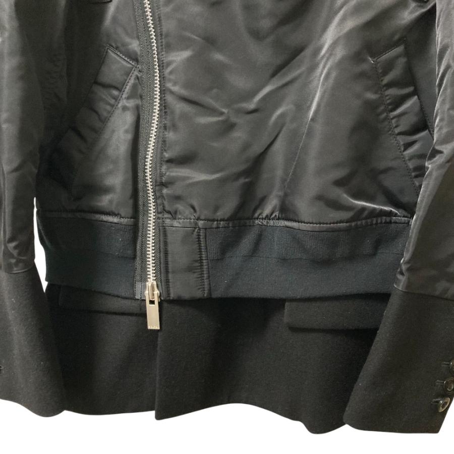 sacai（サカイ） 美品 ドッキング MA-1 ナイロン ボンバージャケット