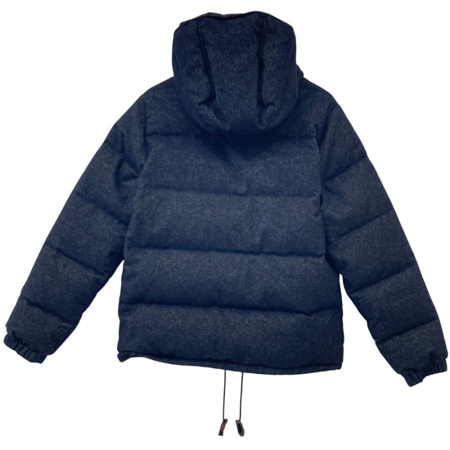 ARMEN（アーメン） 美品 スタンドカラー デニム風 リバーシブル ダウン 