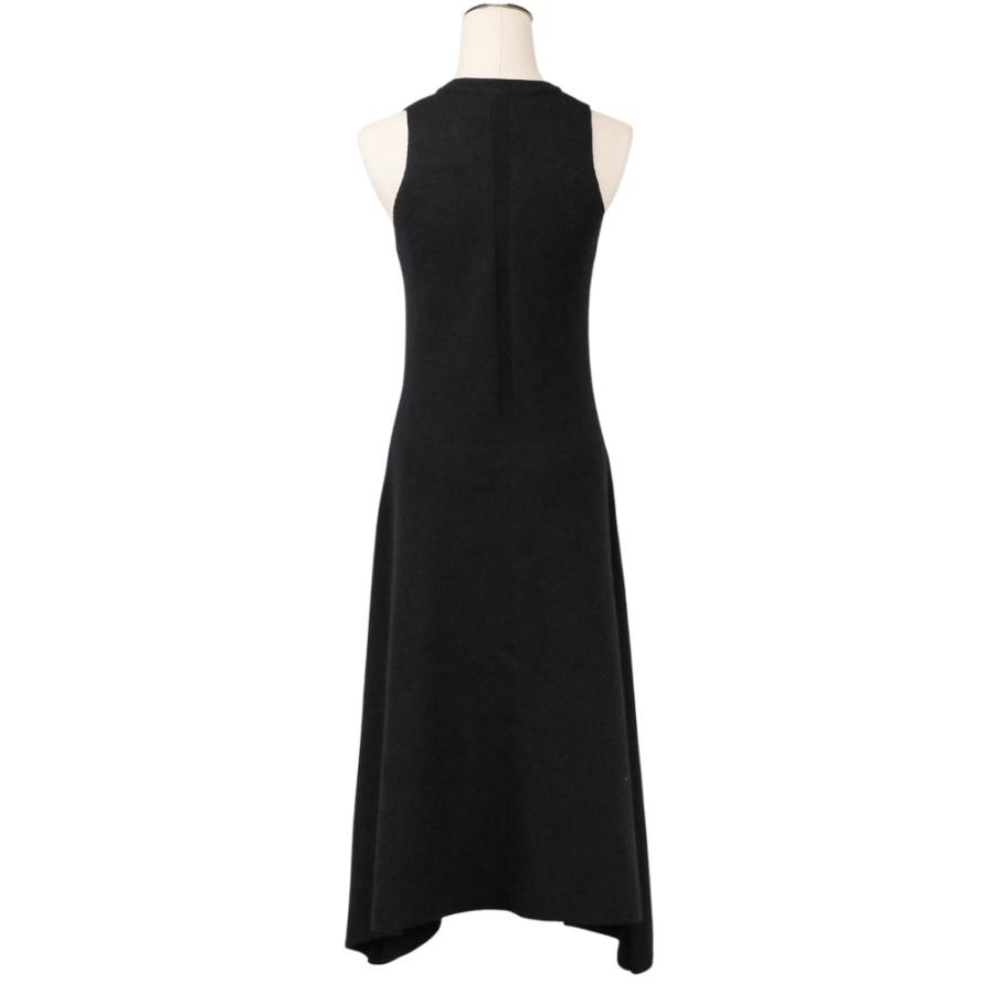 CFCL ニットワンピース ブラック CFCL（シーエフシーエル） 美品 23AW CFCL WOOL MILAN DRESS Vネック