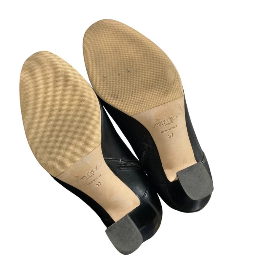 JIMMY CHOO（ジミーチュウ） 美品 BLANKA 85 アンクルブーツ サイズ37 