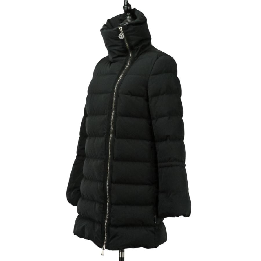 美品 MONCLER モンクレール LOBELIA ロベリア スタンドカラー ダウンコート 0 ブラック レディース 古着 中古_1
