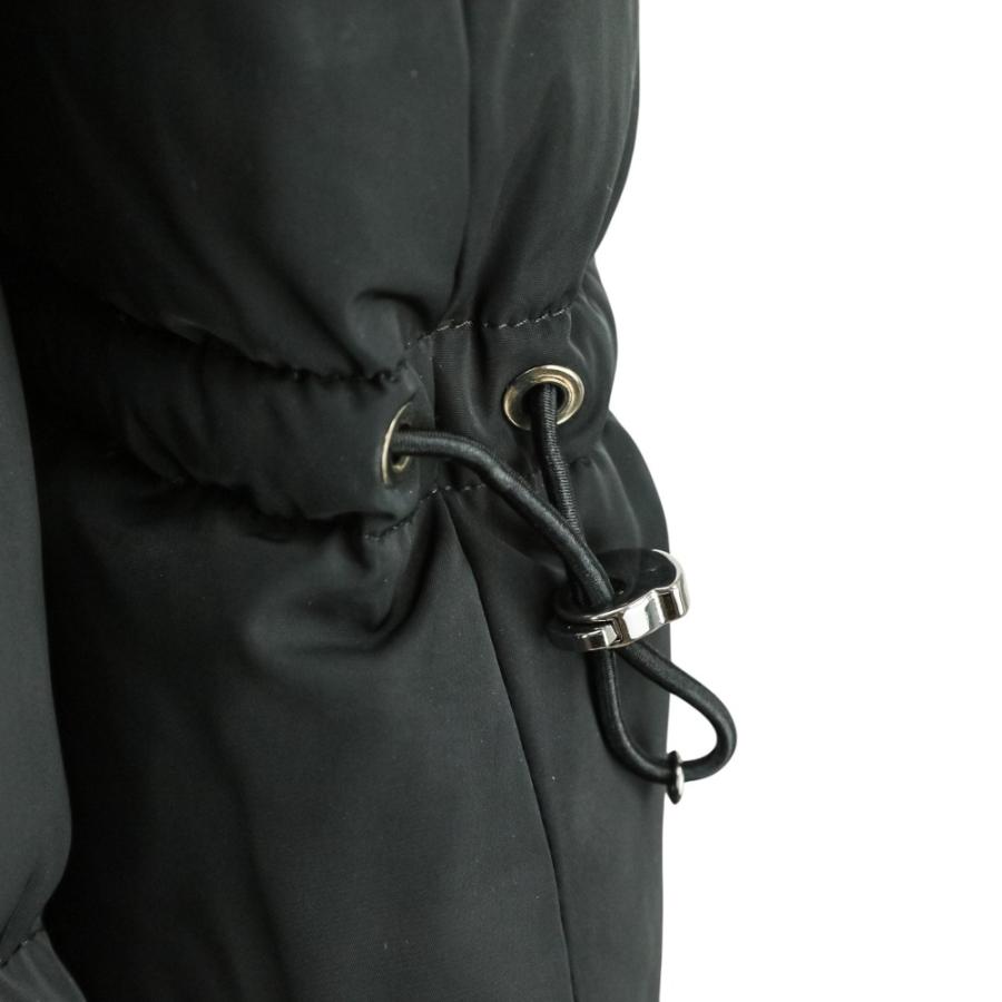 美品 MONCLER モンクレール LOBELIA ロベリア スタンドカラー ダウンコート 0 ブラック レディース 古着 中古_6