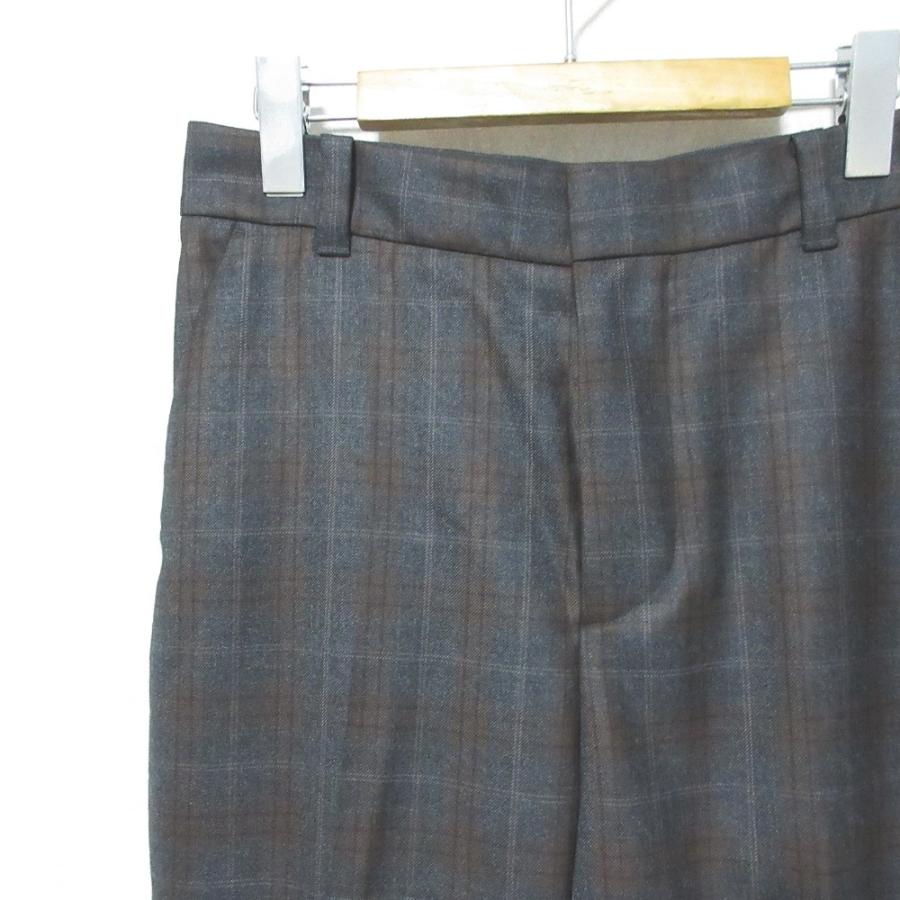 美品 マーガレットハウエル LOVAT PLAID WOOL パンツ Ⅱ MARGARET HOWELL（マーガレットハウエル） 美品 22AW MARGARET HOWELL