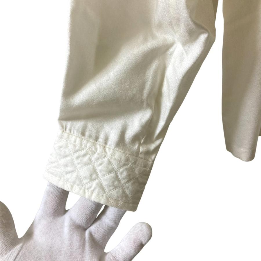 新品同様 25AW mina perhonen ミナペルホネン choucho シルク ブラウス ada1401 サイズ40 ホワイト レディース 古着 中古 USED mina perhonen（ミナペルホネン） 新品同様 25AW mina perhonen