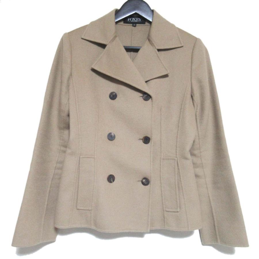美品 FOXEY ベージュ ダブルジャケット 40 フォクシーニューヨーク 美品 フォクシー FOXEY ダブルジャケット ベージュ 40 【公式通販】
