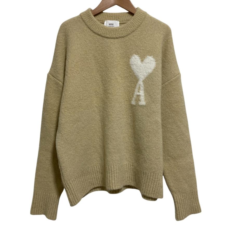 美品 ami Paris アミパリ Ami de Coeur アルパカ セーター ベージュ