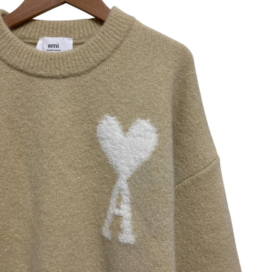 美品 ami Paris アミパリ Ami de Coeur アルパカ セーター ベージュ
