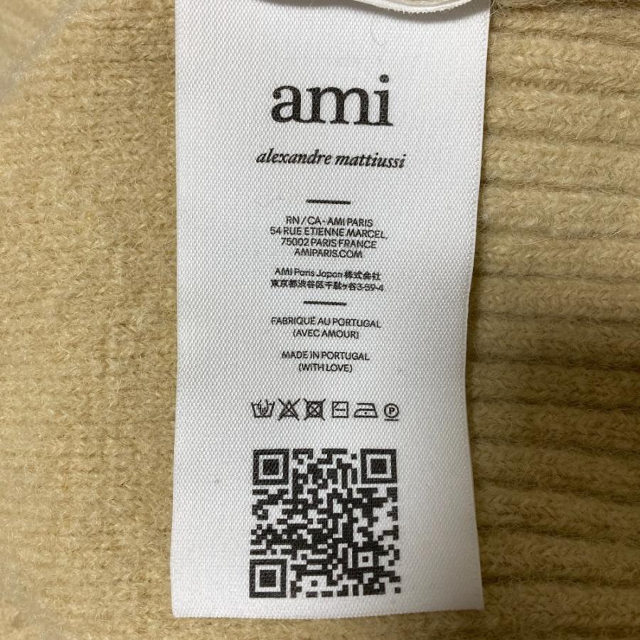 美品 ami Paris アミパリ Ami de Coeur アルパカ セーター ベージュ