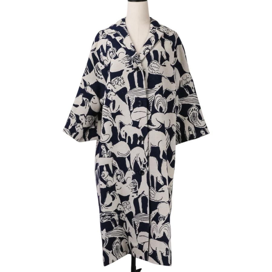 mina perhonen（ミナペルホネン） 美品 LIFE PUZZLE チェスターコート