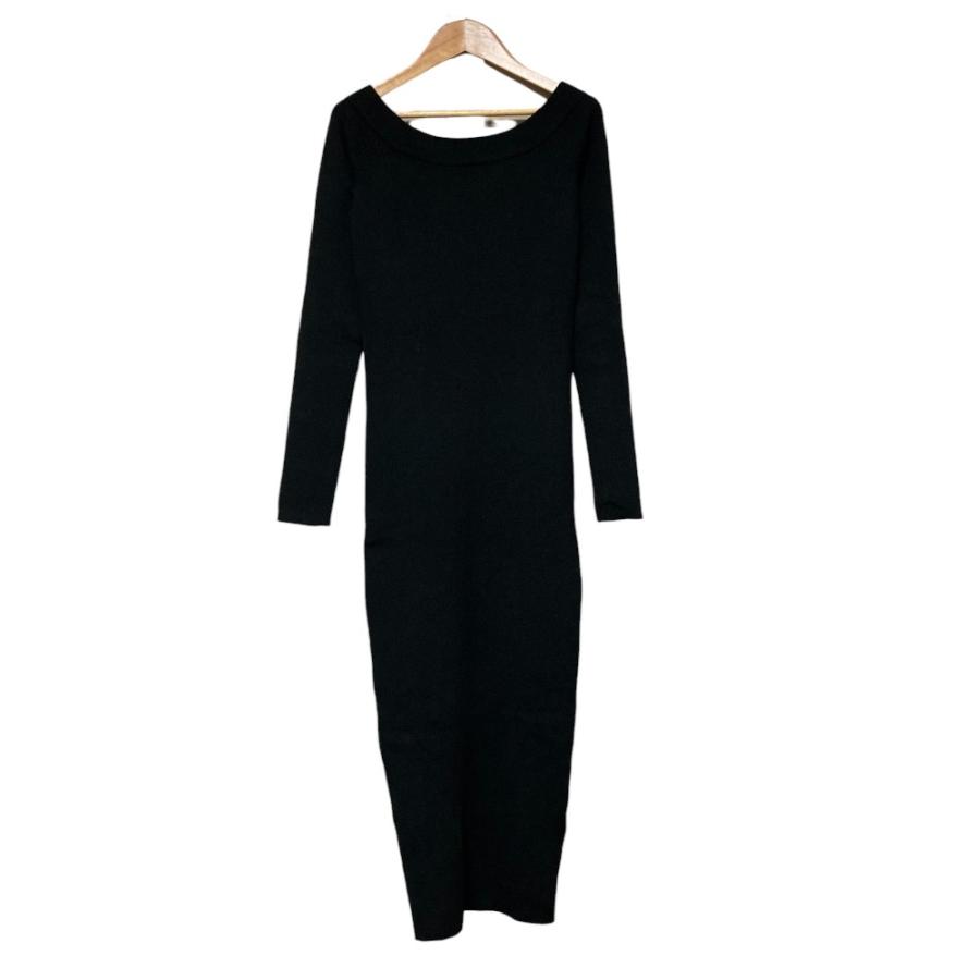 美品 ALLSAINTS オールセインツ LAVINE LS DRESS オフショル タイト 