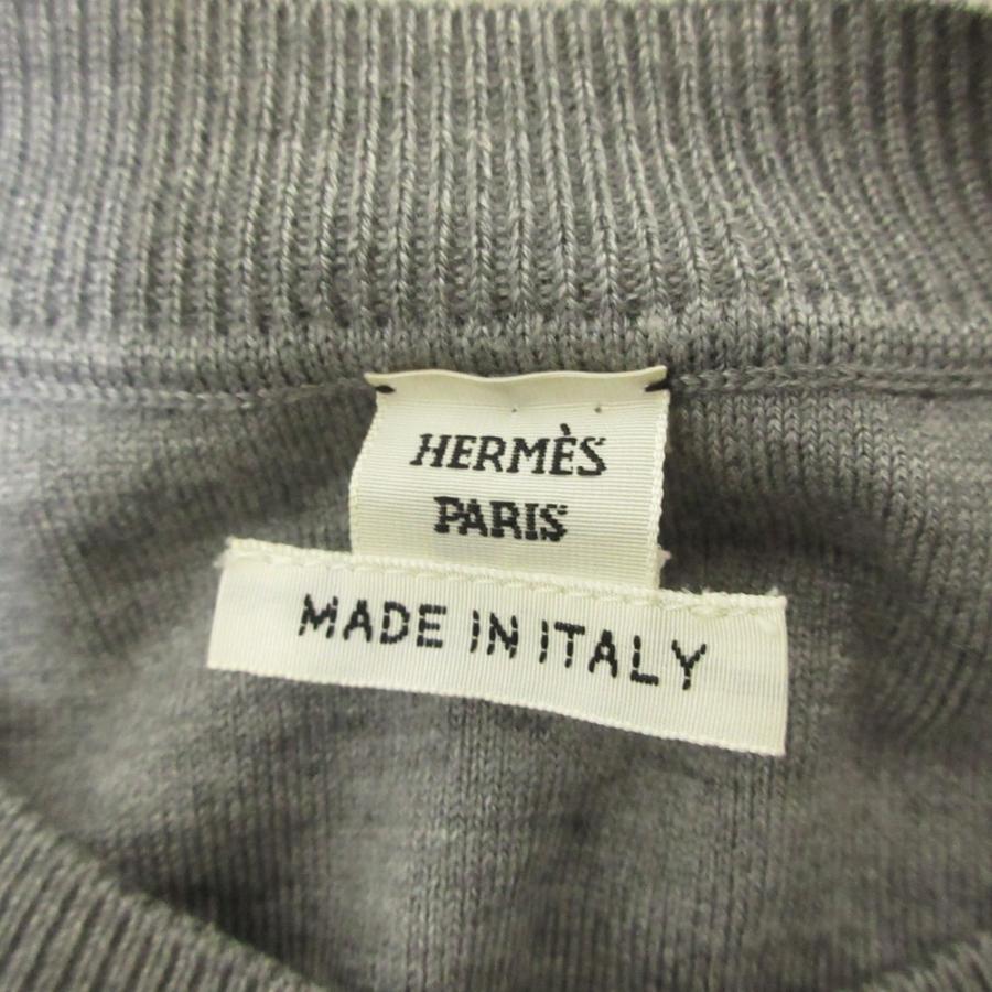 HERMES（エルメス） 美品 クリーニング済 シルクカシミア 膝丈 ニット