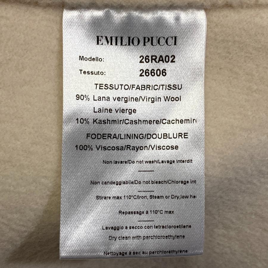 EMILIO PUCCI（エミリオプッチ） 美品 ウールカシミヤ 金釦 リバー