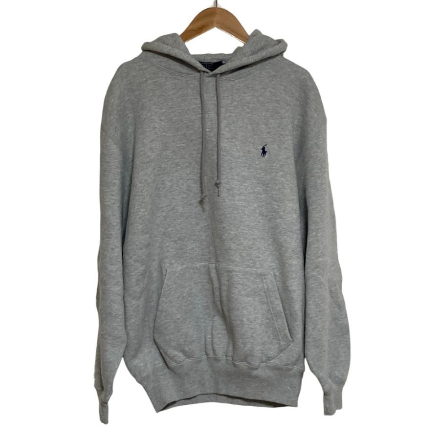 新品未使用Polo Ralph Lauren フード付きパーカー 裏起毛グレー色 POLO RALPH LAUREN（ポロ・ラルフローレン） 【並行輸入品