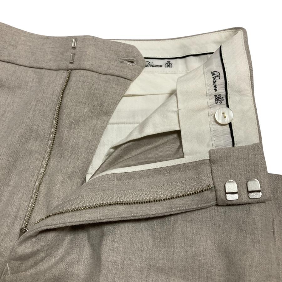 DRAWER（ドゥロワー） 美品 ウール ワイド パンツ 6514-236-1357  
