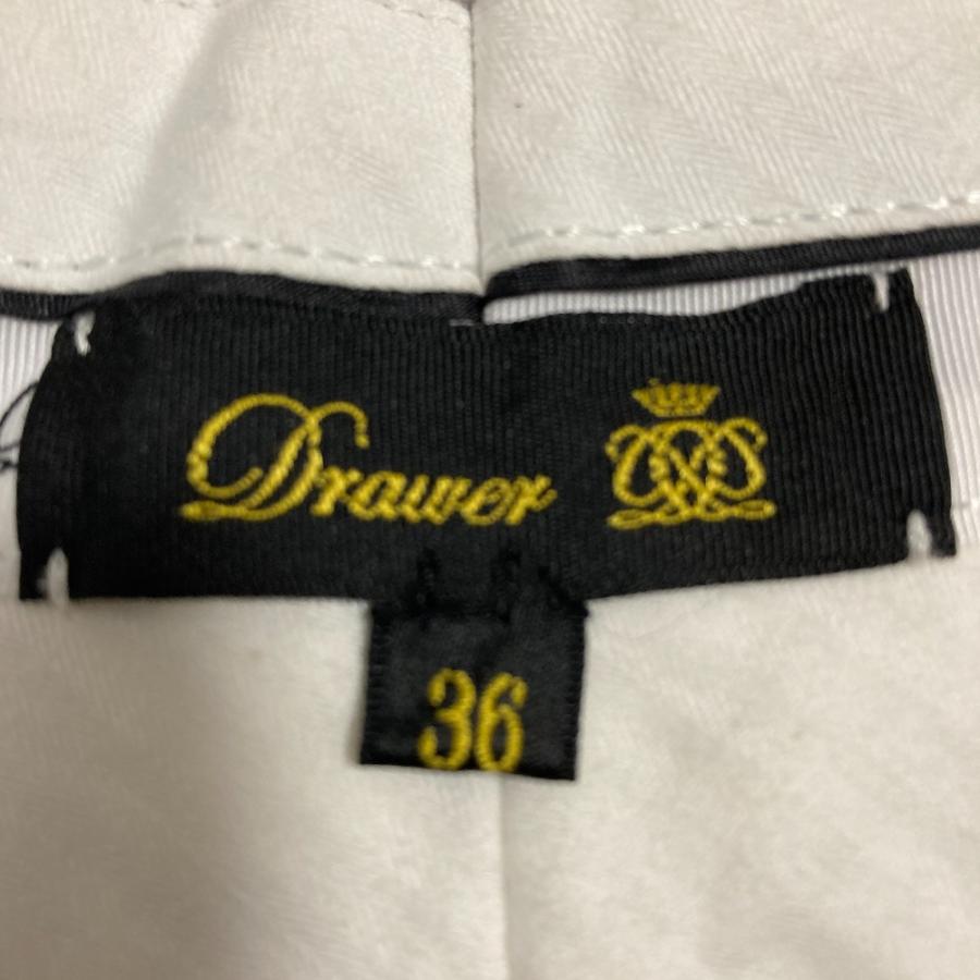 美品 Drawer ドゥロワー ウール ワイド パンツ 6514-236-1357 サイズ36  