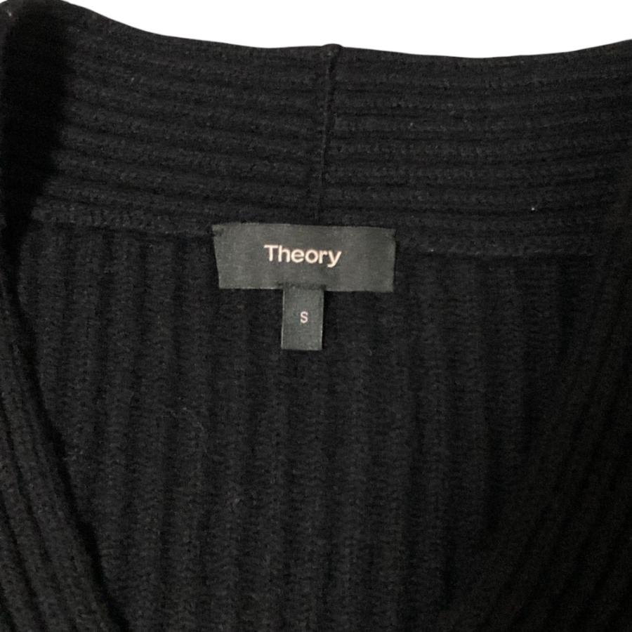 theory（セオリー） 美品 サイドスリット Vネック チャンキーニット