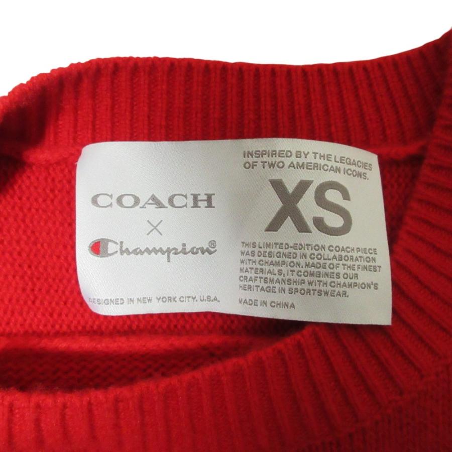 COACH（コーチ） 美品 チャンピオン コラボ ニット フットボール