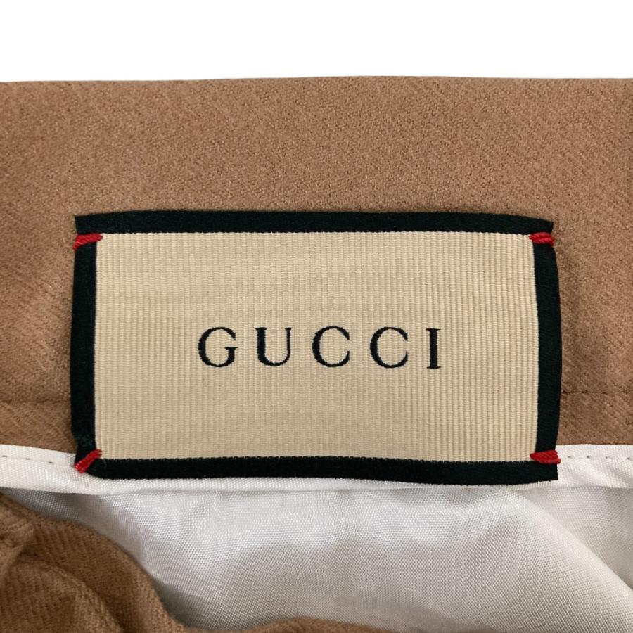 GUCCI（グッチ） 美品 タック ウール スラックスパンツ 705532 34 
