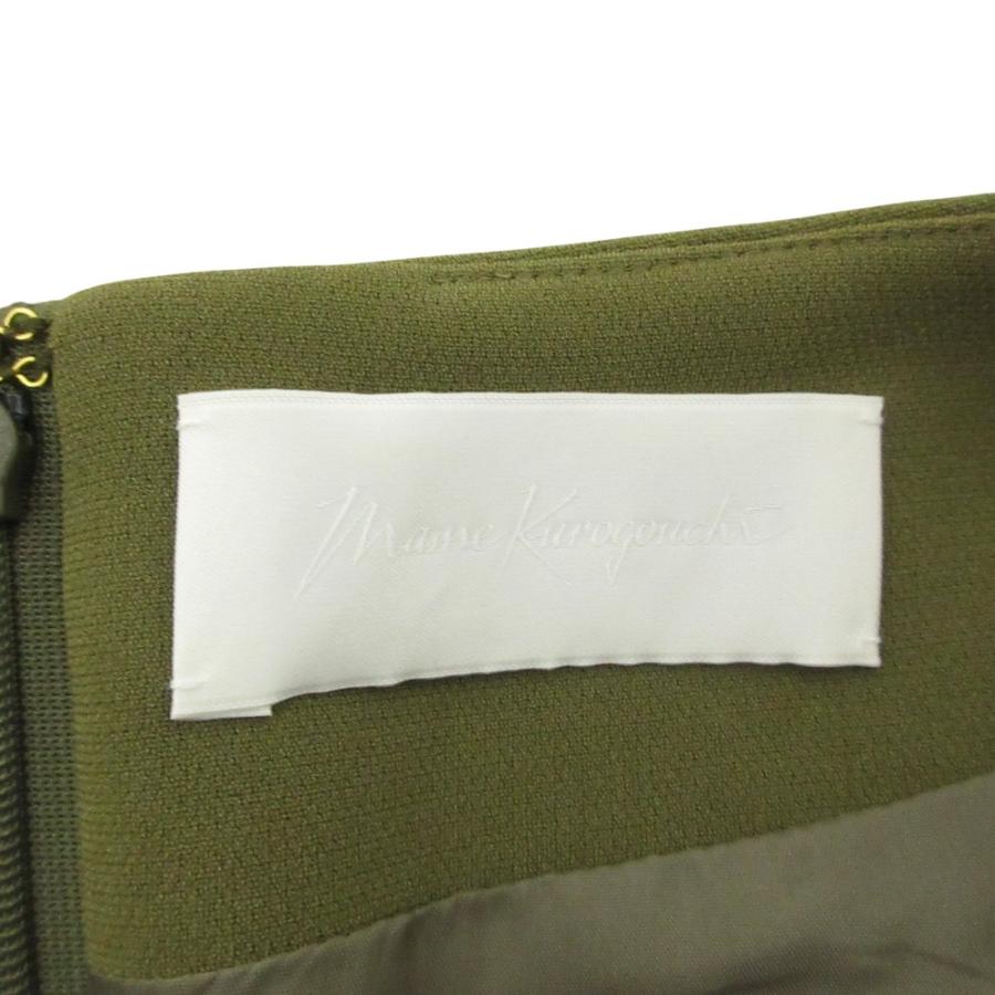 最終値下げmame マメクロゴウチ 半袖ワンピース オリーブ　ミリタリー Mame Kurogouchi・ワンピース・CLASSIC COTTON DRESS ワンピース
