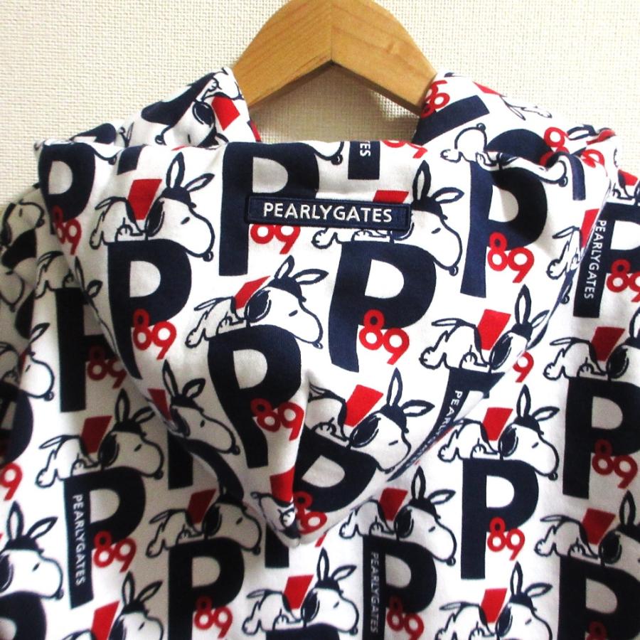 PEARLY GATES（パーリーゲイツ） 新品同様 PEANUTS 裏起毛 ジップ