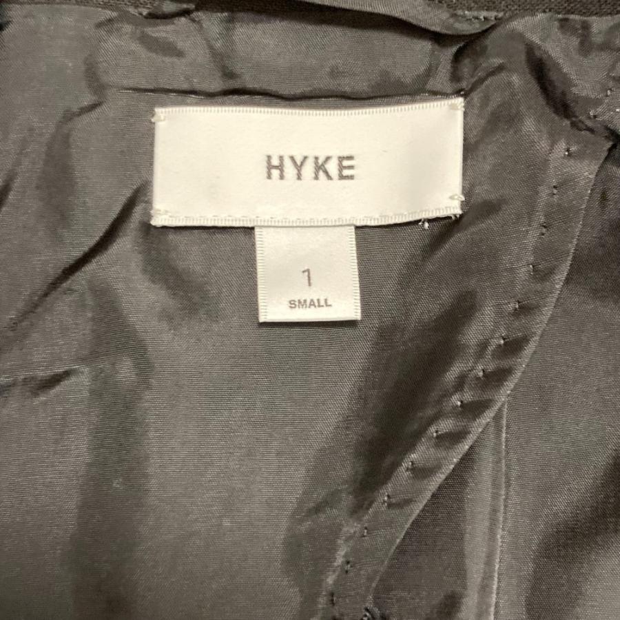 HYKE（ハイク） 美品 22AW HYKE ダブルブレスト ノーカラーテーラード