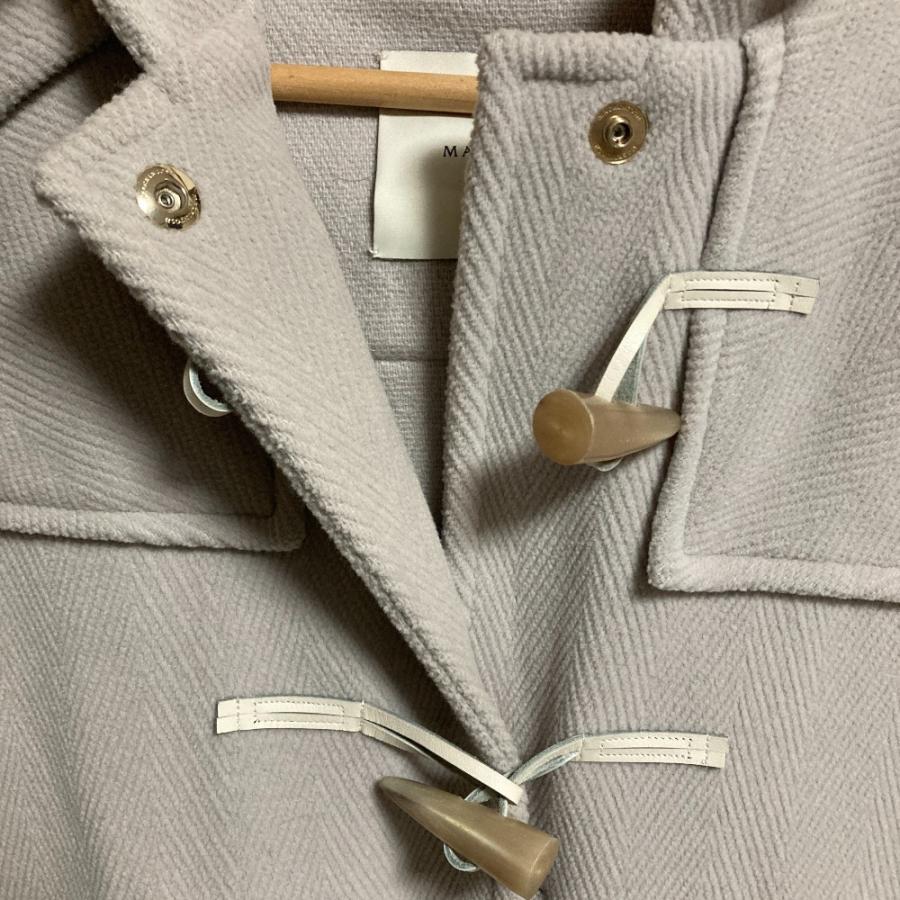 極美品　MACKINTOSH LONDON ダッフルコート　ロング　ヘリンボーン Mackintosh（マッキントッシュ） 美品 LDS WEIR ヘリンボーンパイル