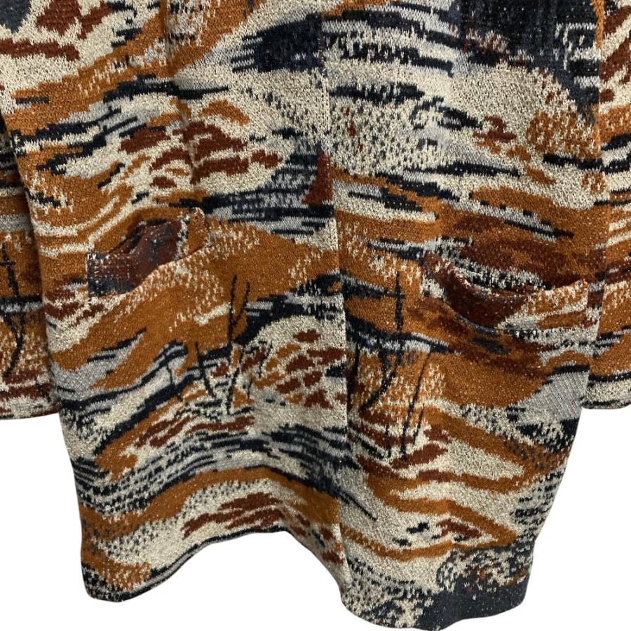 MISSONI（ミッソーニ） 美品 ジャガード ニットロングカーディガン 
