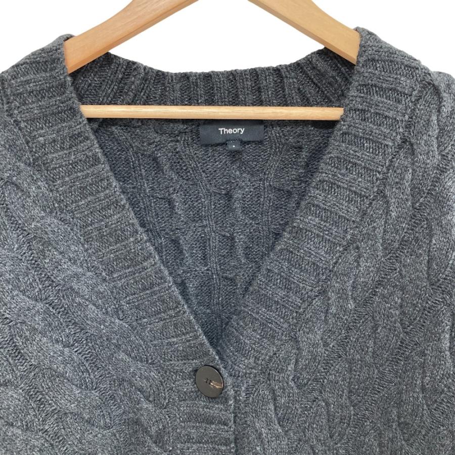 theory（セオリー） 美品 23AW Theory FELTED WOOL CASH CABLE CARDI G