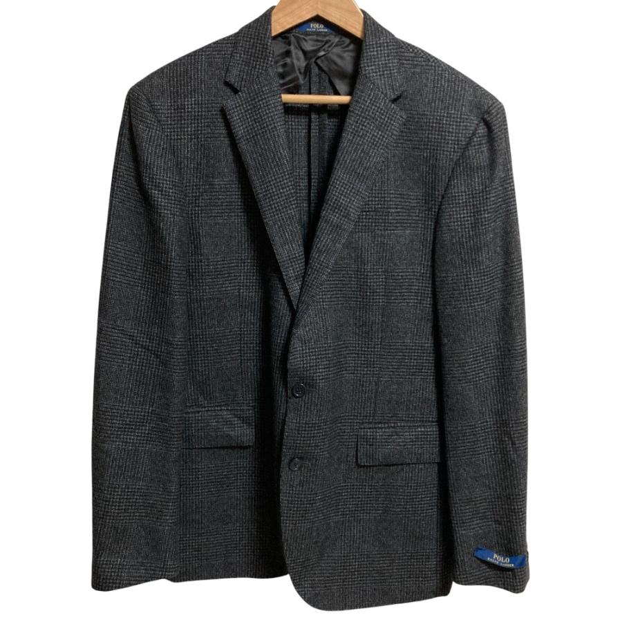 Polo Ralph Lauren グレー系チェック テーラードジャケット POLO RALPH LAUREN（ポロ・ラルフローレン） 未使用 CUSTOM FIT グレン