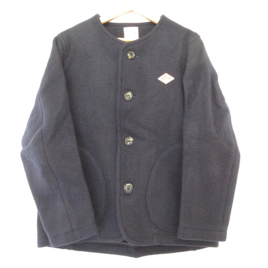 Danton（ダントン） 美品 ウールモッサ ノーカラージャケット