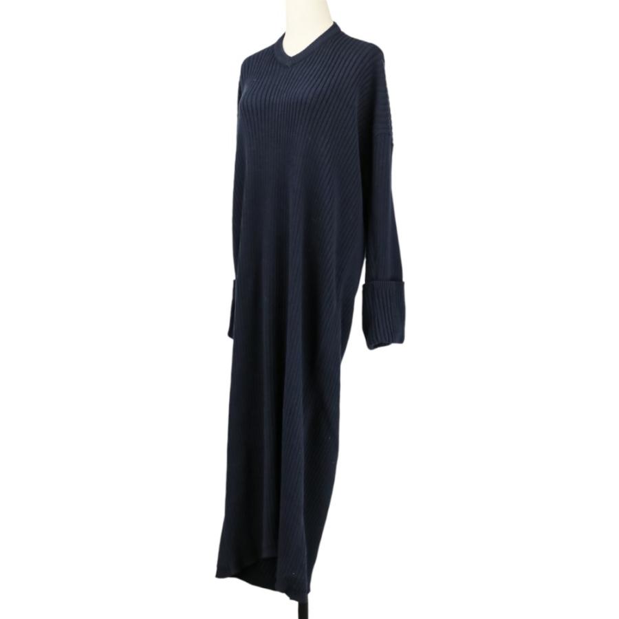 THE ROW（ザ ロウ） 美品 ELODIE DRESS マキシ リブニット ワンピース