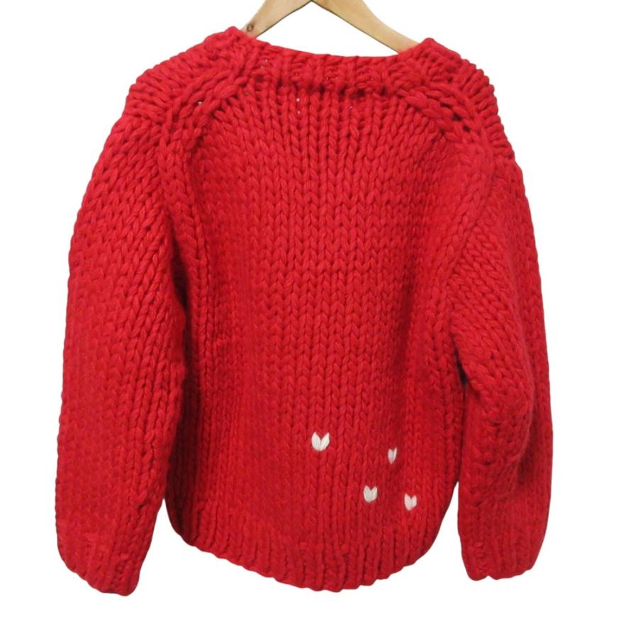 未使用 THE TOE ザトゥー NOTTING HILL HEART KNIT ハート柄 