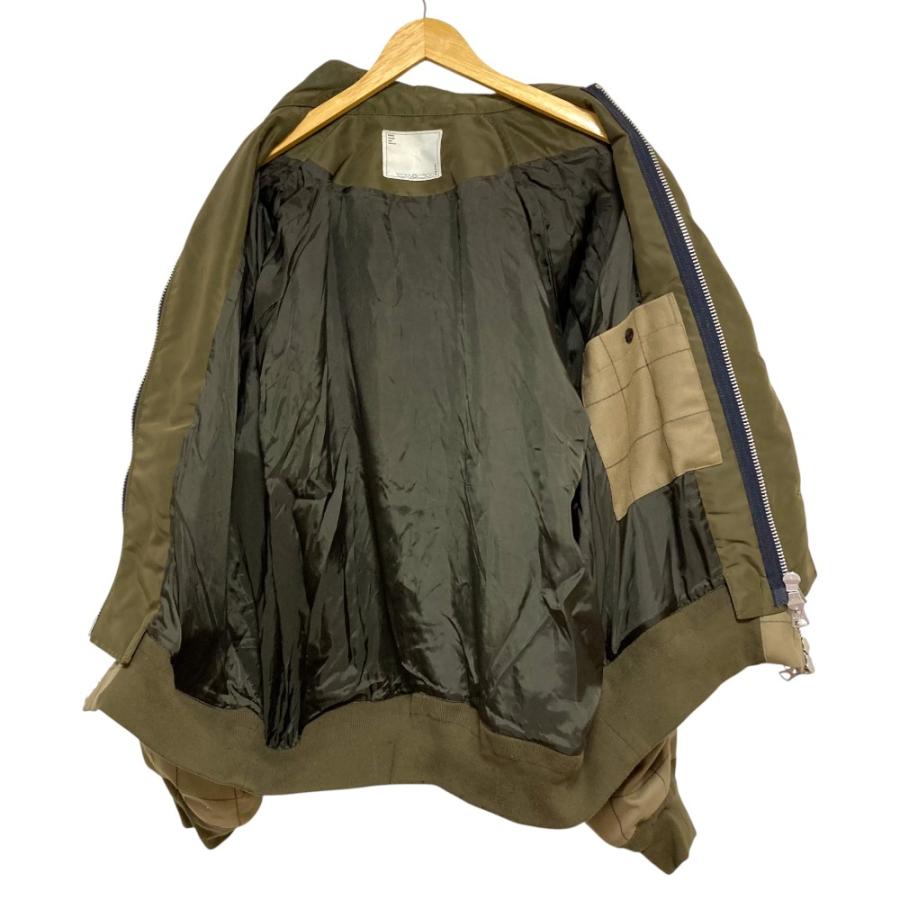 sacai（サカイ） 良品 Windowpane Blouson ウィンドウペーンブルゾン